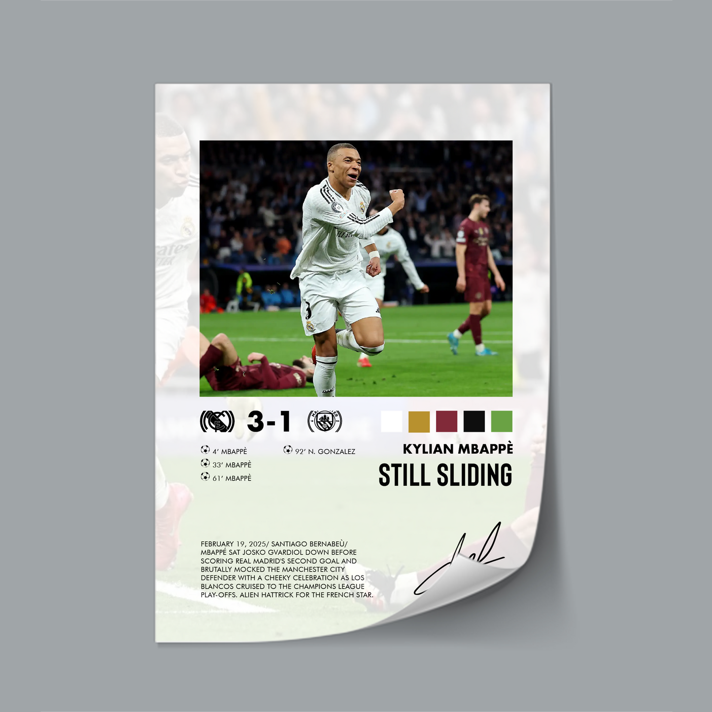 Real Madrid-Manchester City 3-1 (2025) poster