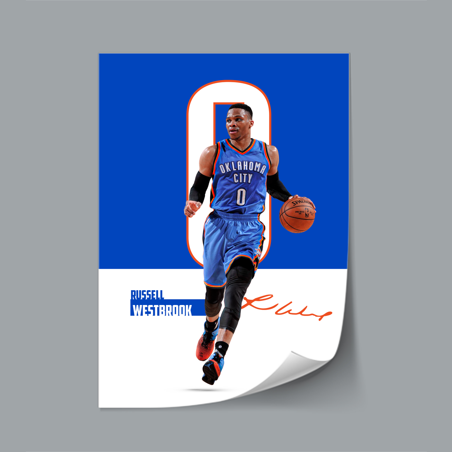 (NBA Player) Russell Westbrook poster