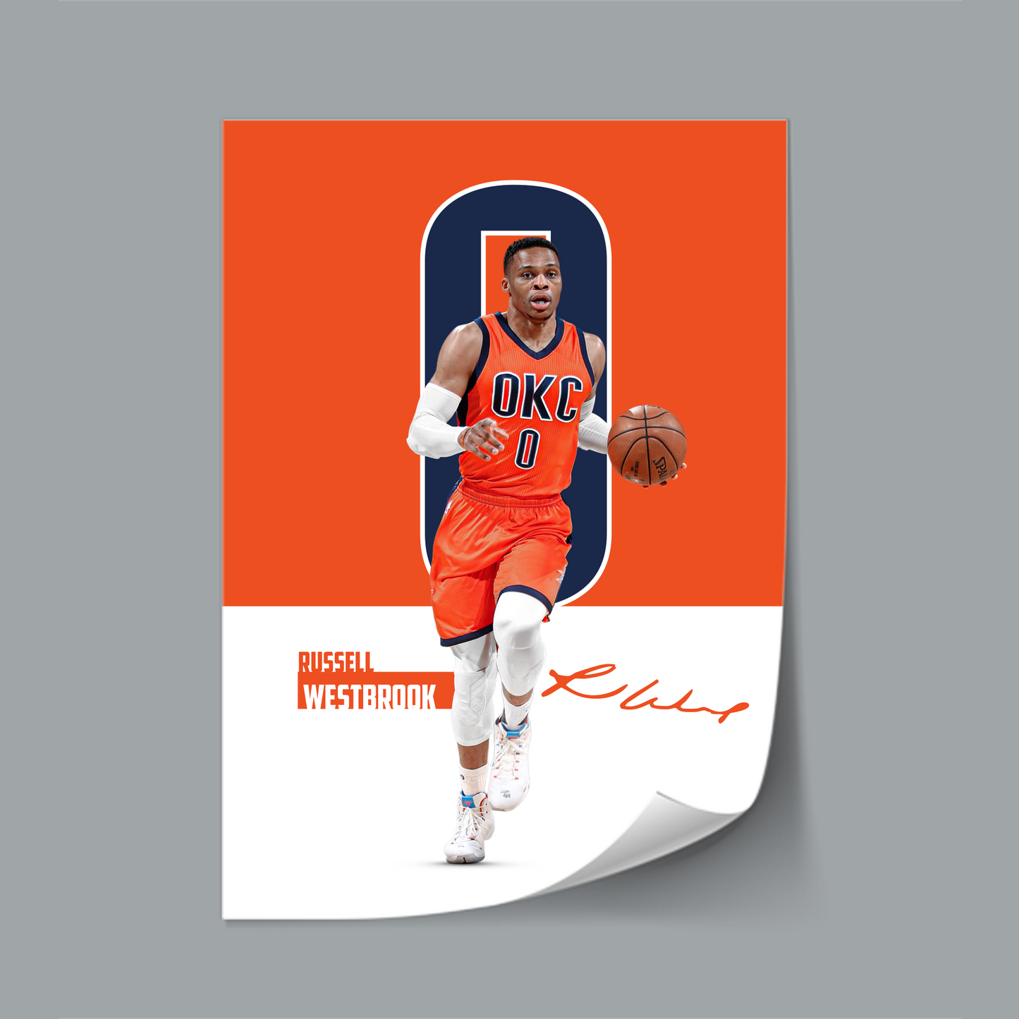 (NBA Player) Russell Westbrook poster
