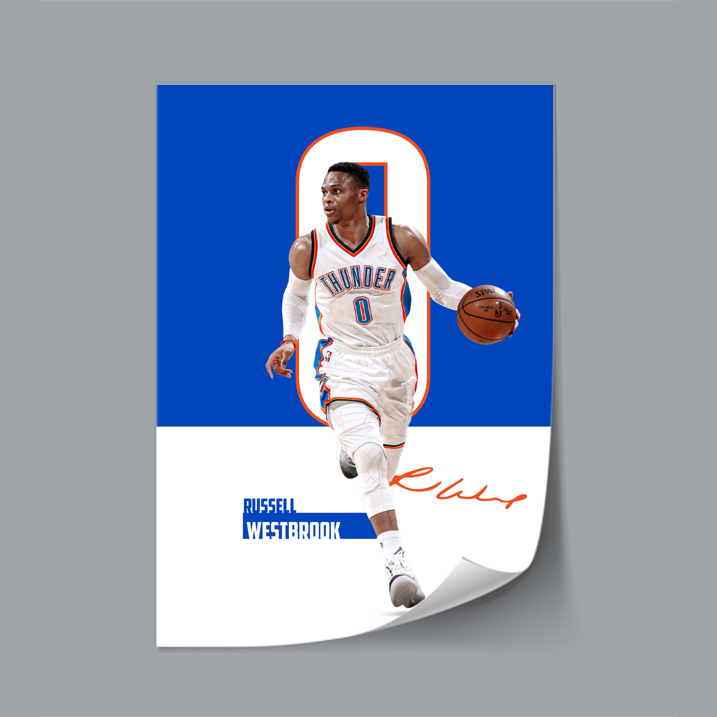 (NBA Player) Russell Westbrook poster