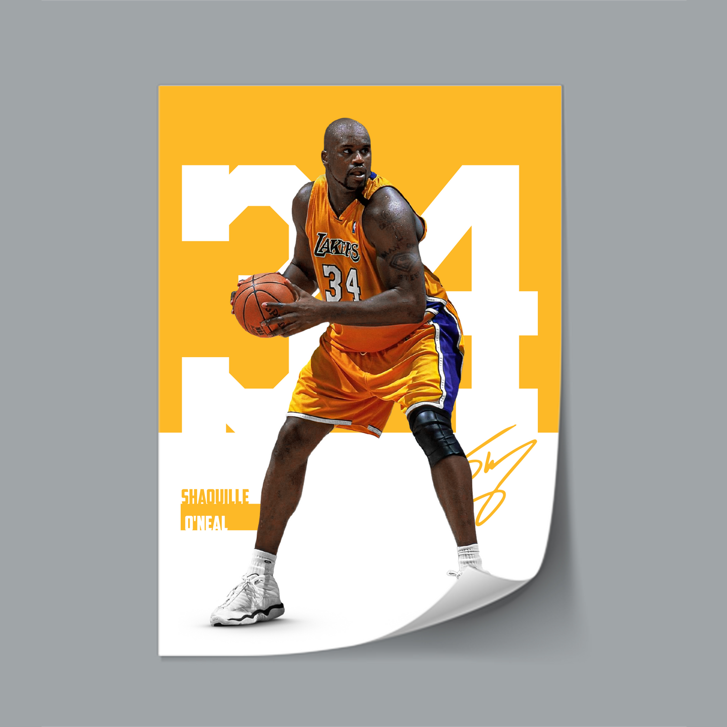 (NBA Player) Shaquille O'Neal poster