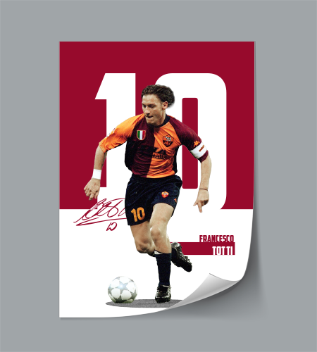 (Player) Francesco Totti poster