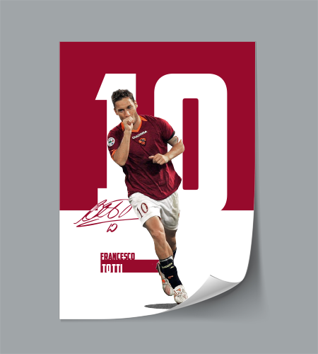 (Player) Francesco Totti poster
