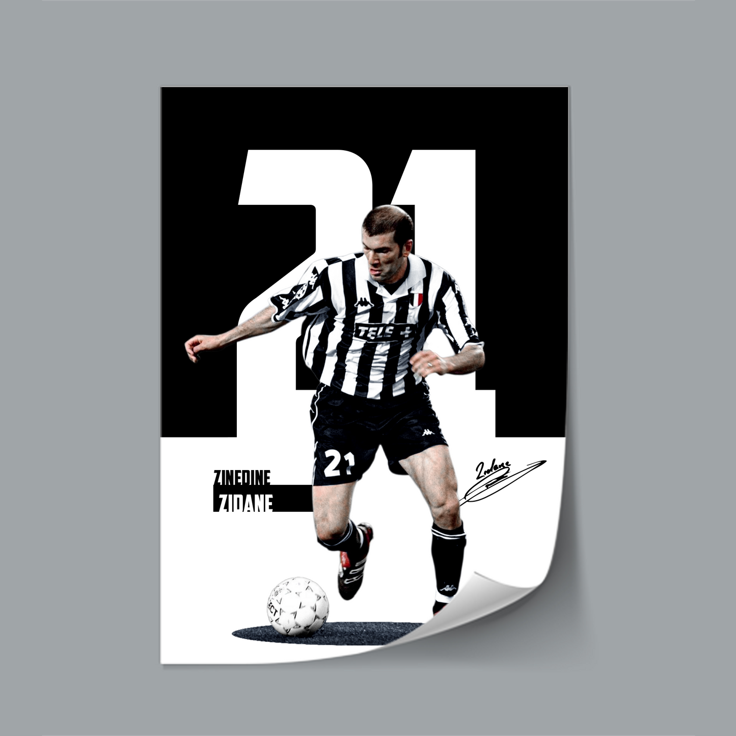 (Player) Zinedine Zidane poster
