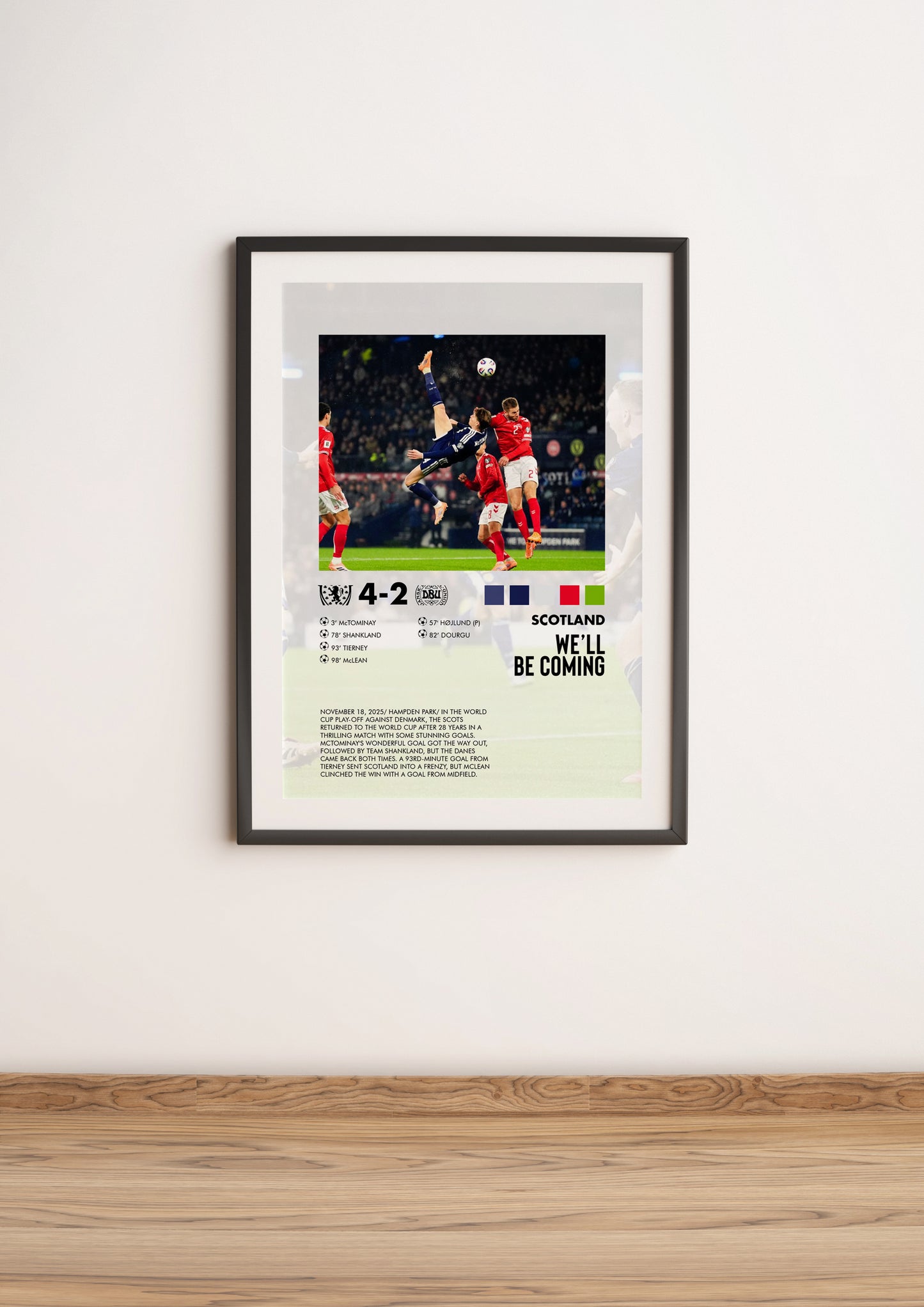 Scotland-Denmark 4-2