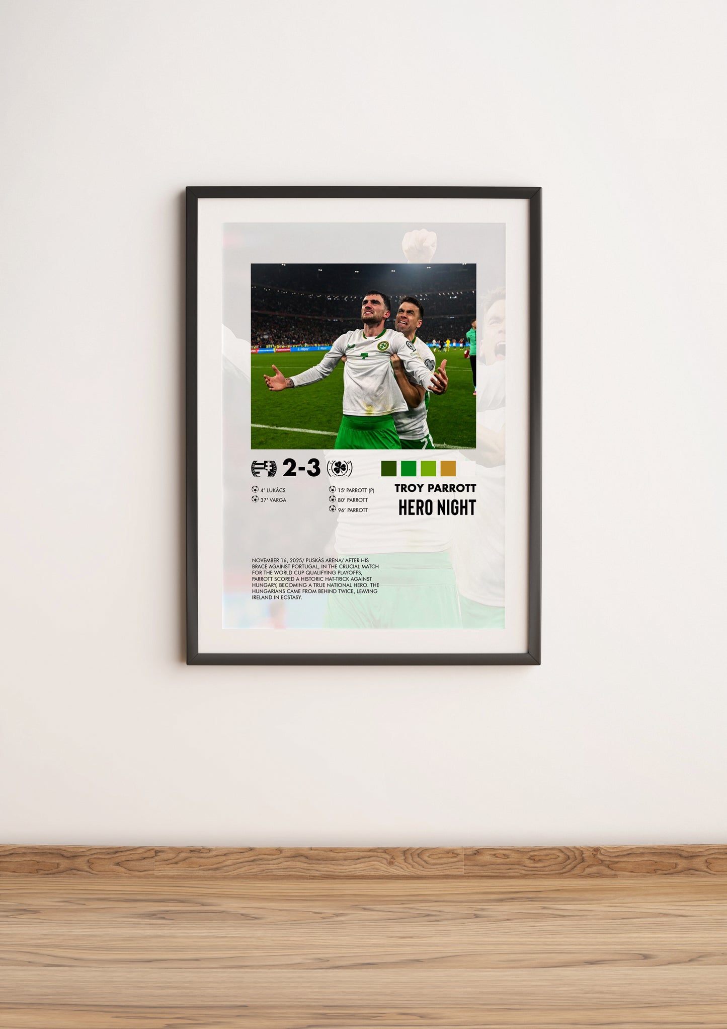 Hungary-Ireland 2-3 poster