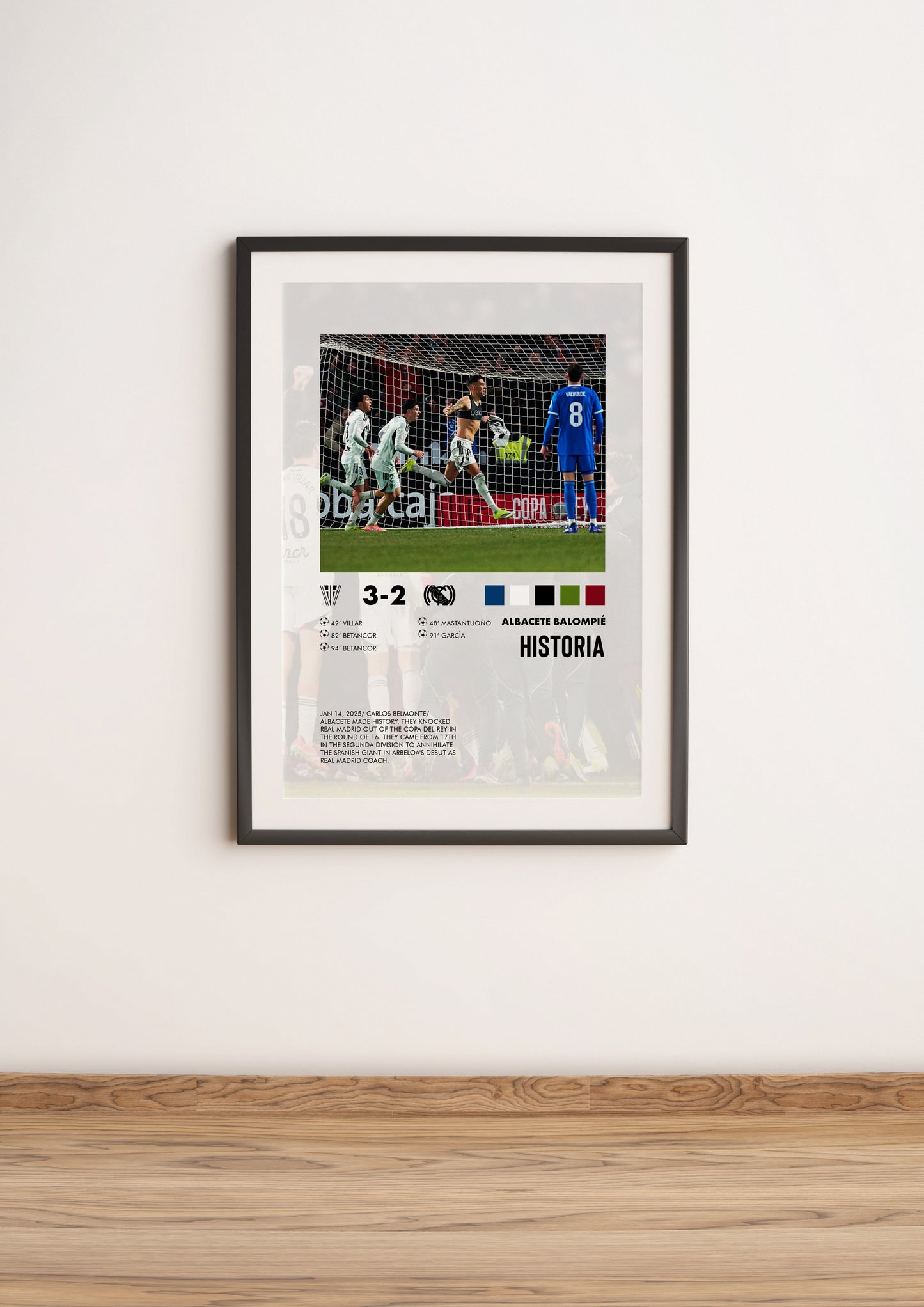 Albacete-Real Madrid 3-2 poster