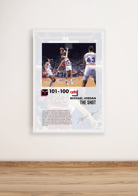 (NBA) MJ The Shot Poster
