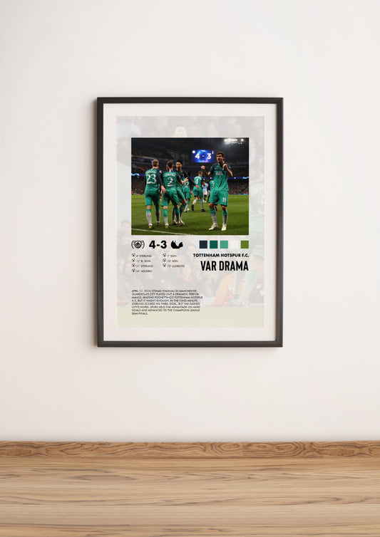 Manchester City-Tottenham 4-3 poster
