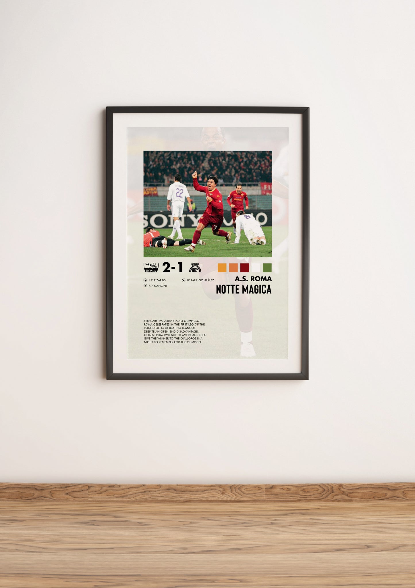 Roma-Real Madrid 2-1 poster