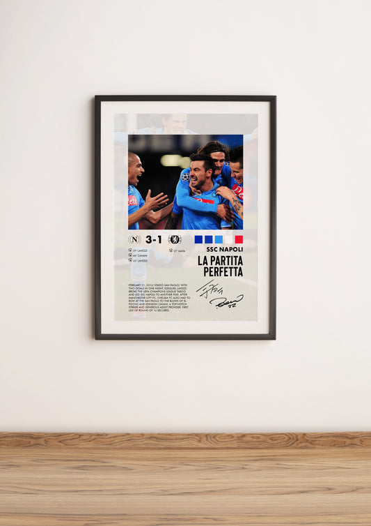 Napoli-Chelsea 3-1 poster