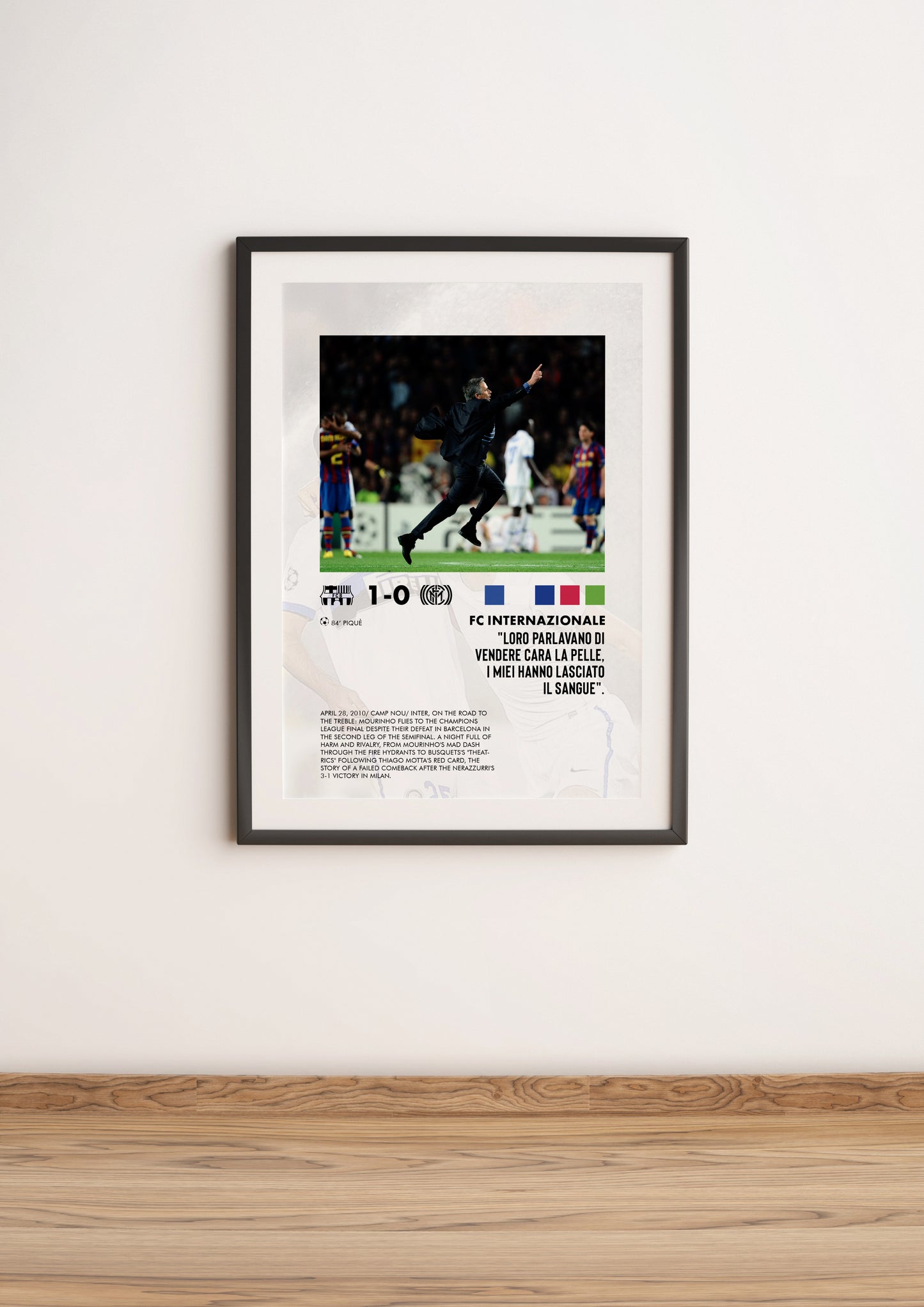 Barcellona-Inter 1-0 poster