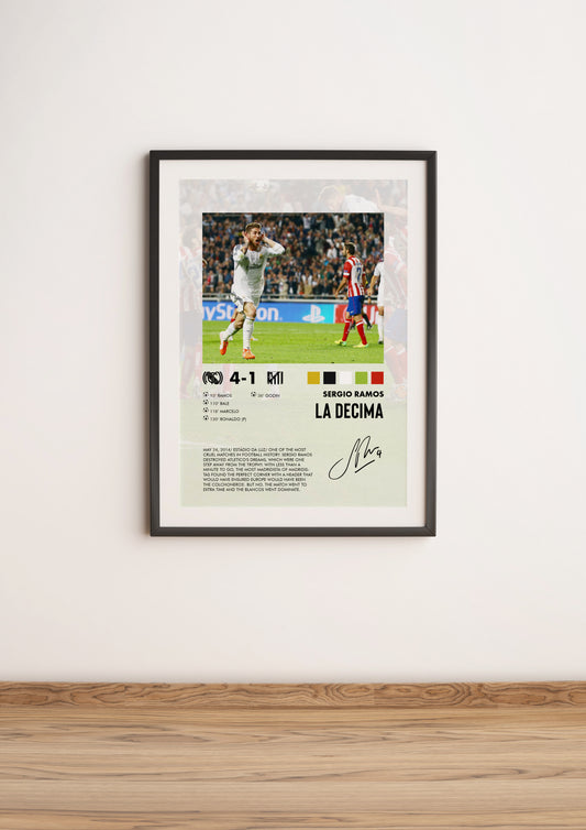 Real Madrid-Atletico Madrid 4-1 poster