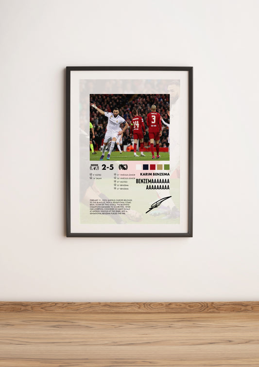 Liverpool- Real Madrid 2-5 poster