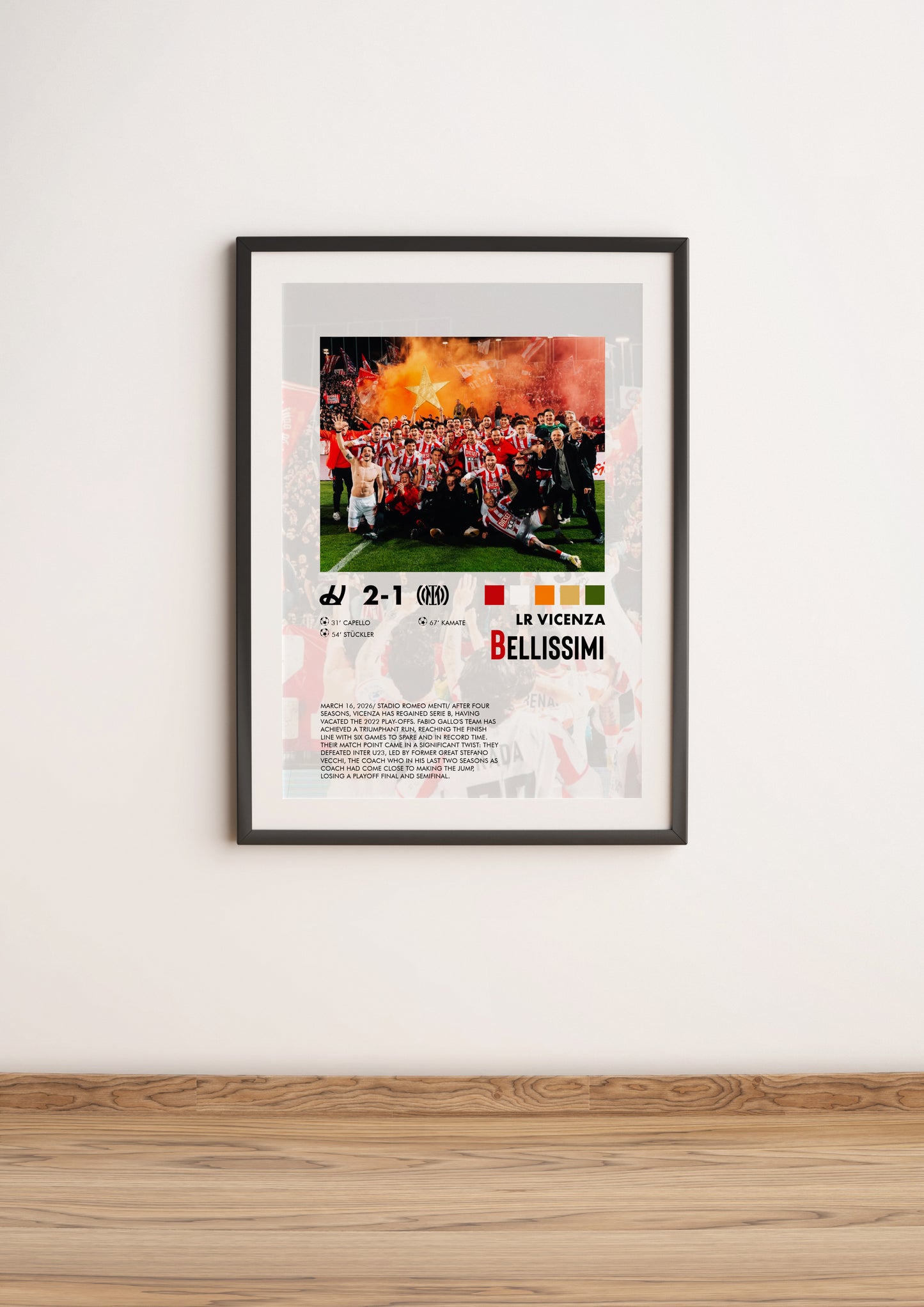 Vicenza-Inter U23 2-1 Poster