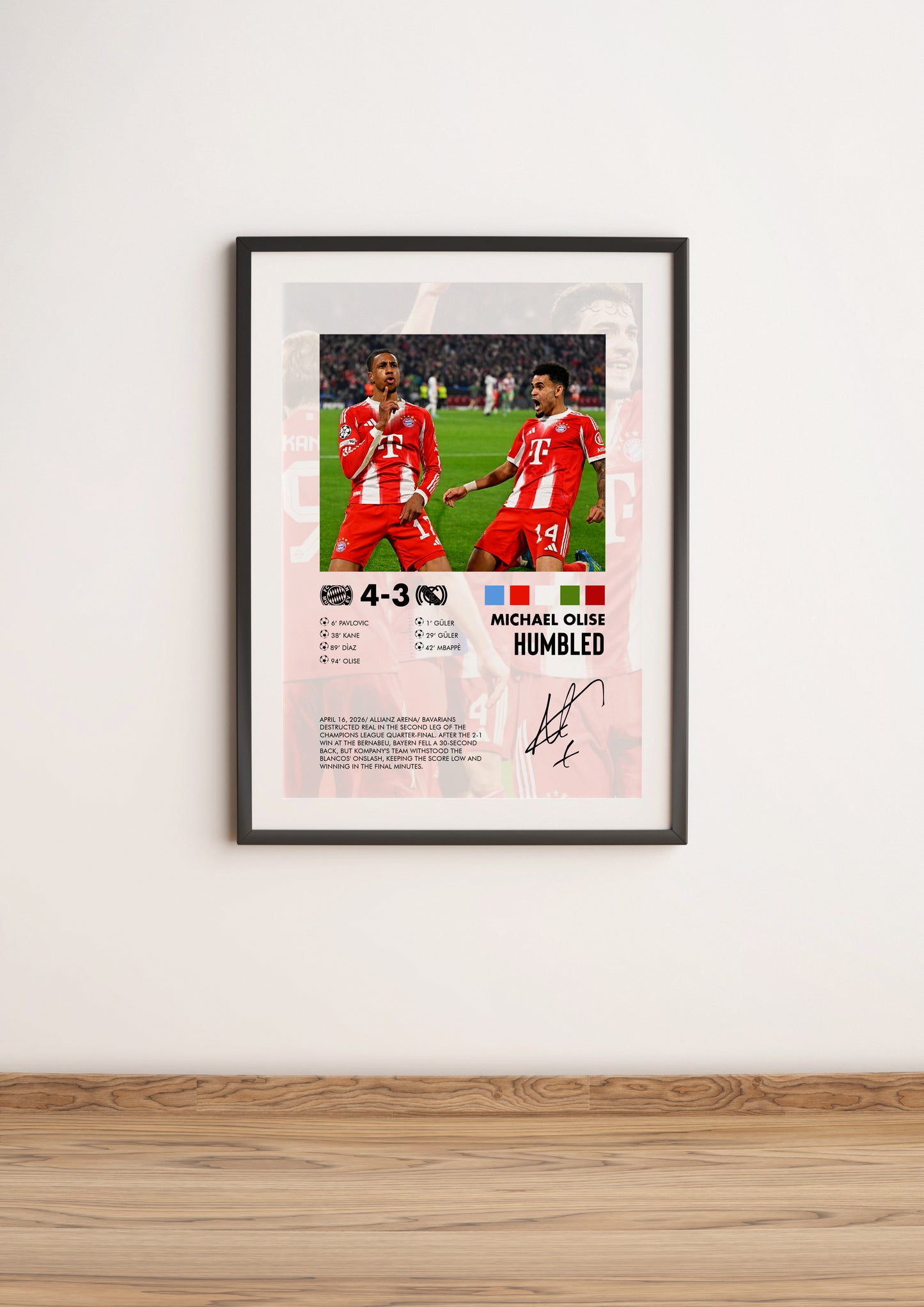 Bayern Munich-Real Madrid 4-3 poster