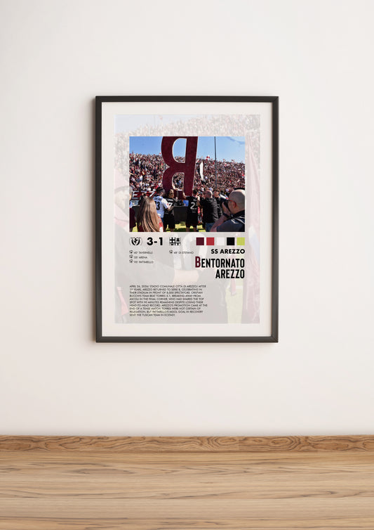 Arezzo-Torres 3-1 Poster