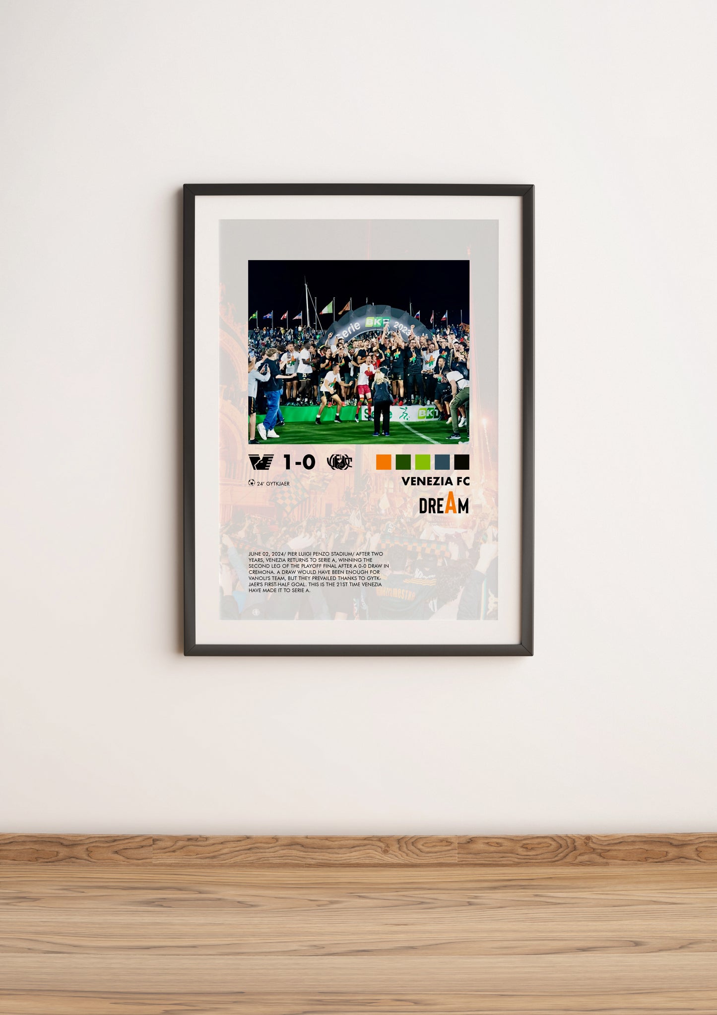 Venezia-Cremonese 1-0 poster
