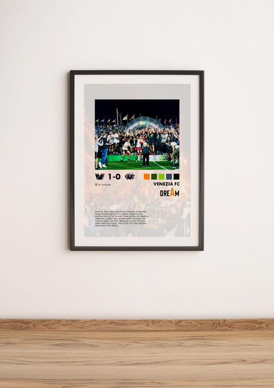 Venezia-Cremonese 1-0 poster