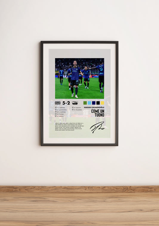 Inter-Roma 5-2 poster