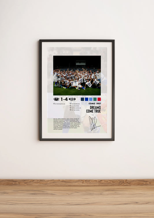 Cremonese-Como 1-4 posters
