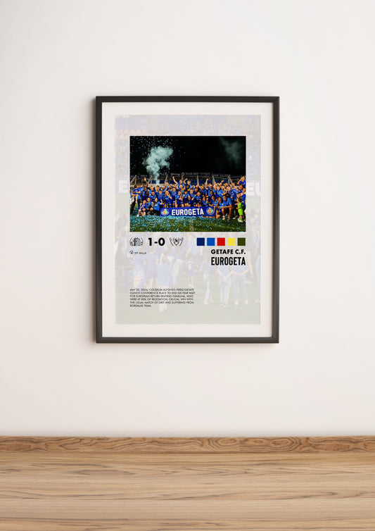 Getafe-Osasuna 1-0 poster