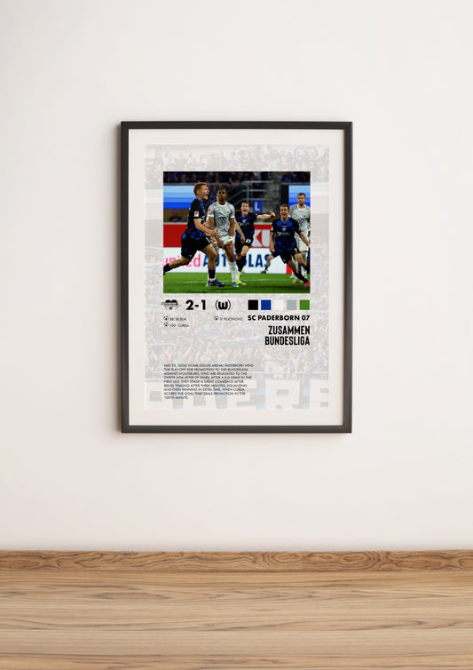Paderborn-Wolfsburg 2-1 poster