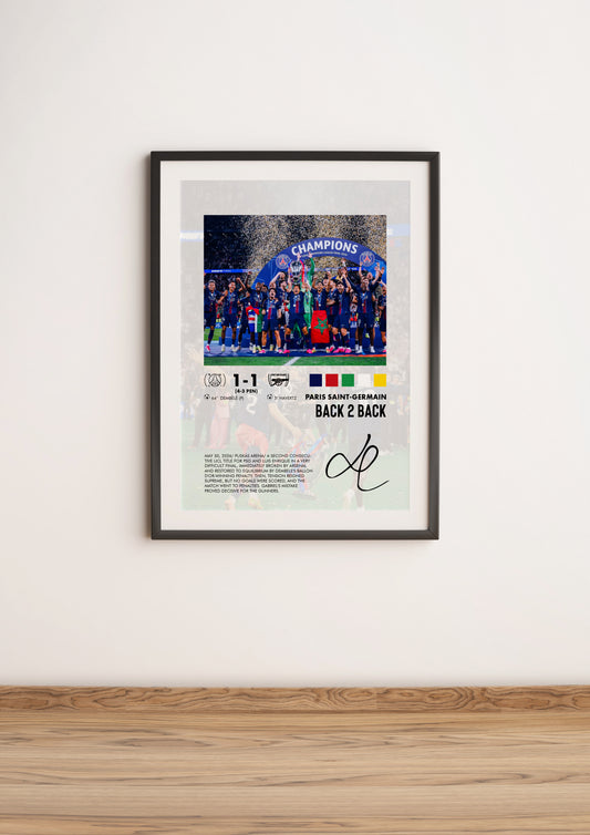 PSG-Arsenal 1-1 poster