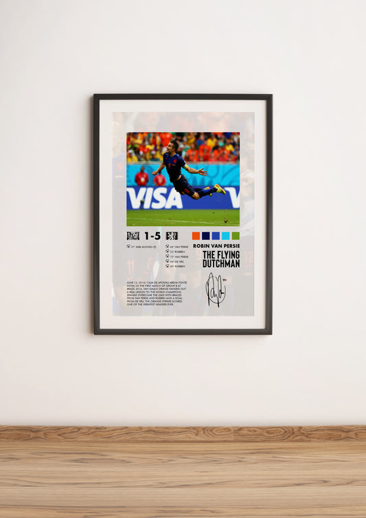 Netherlands-Spain 5-1 poster