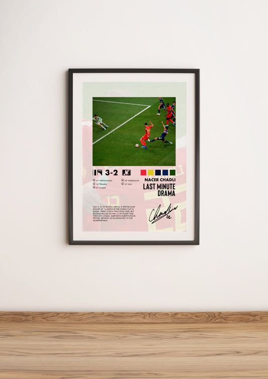 Belgium-Japan 3-2 poster