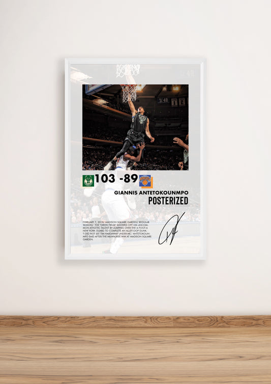 (NBA) Giannis Dunk Poster