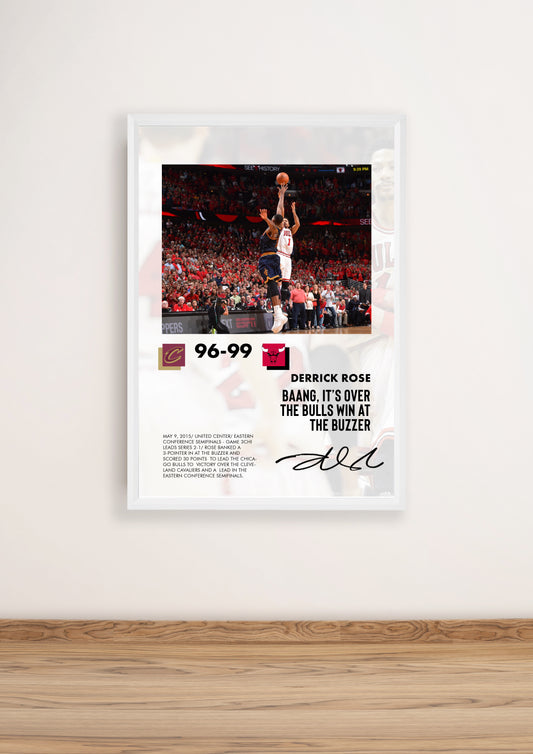 (NBA) Derrick Rose buzzer beater