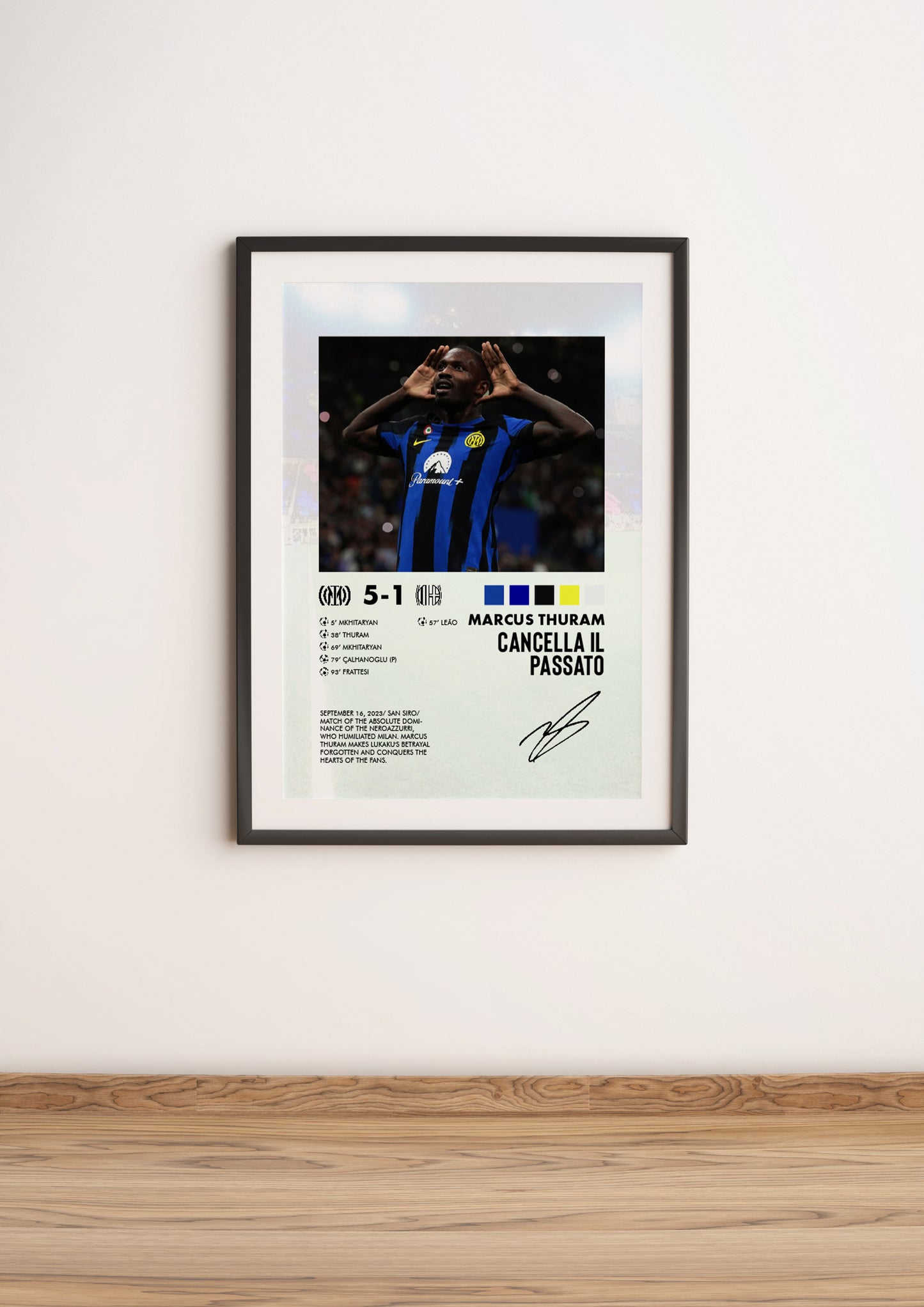 Inter-Milan 5-1 poster