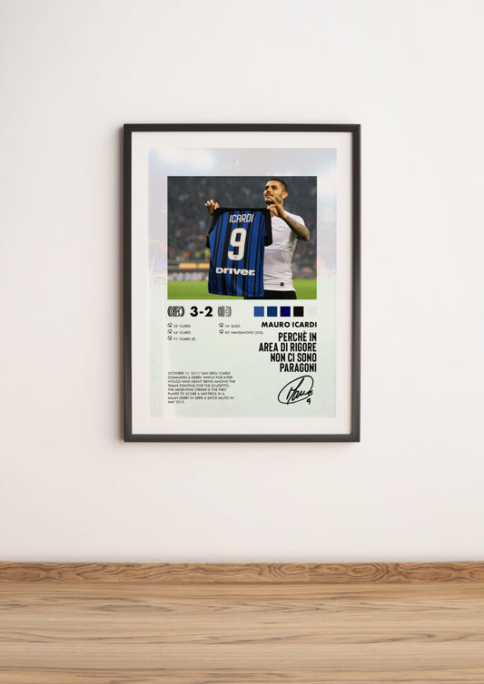 Inter-Milan 3-2 poster