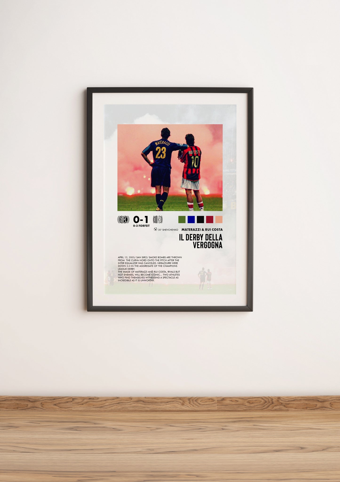 Inter-Milan 0-1 poster