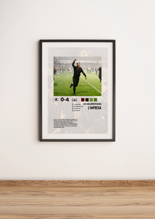 Salernitana -Udinese 0-4 poster