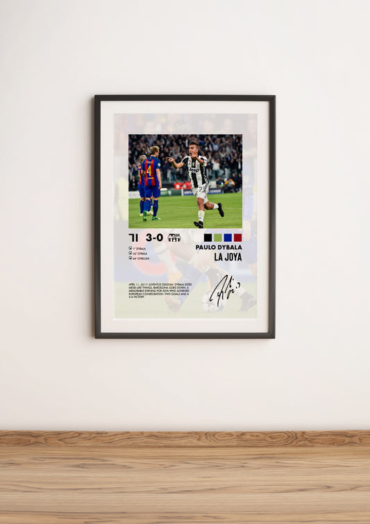 Juventus-Barcelona 3-0 poster