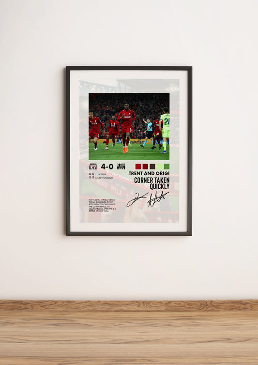 Liverpool- Barcelona 4-0 poster