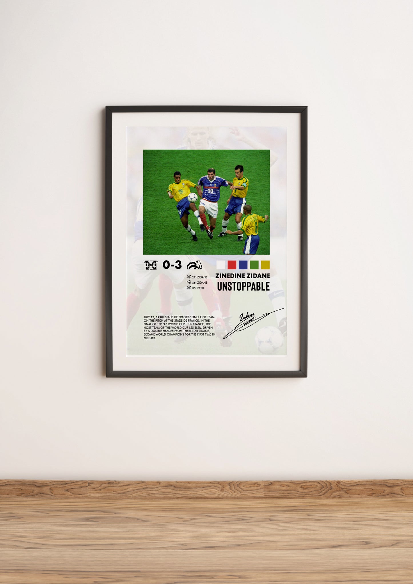 Brasil-France 0-3 poster