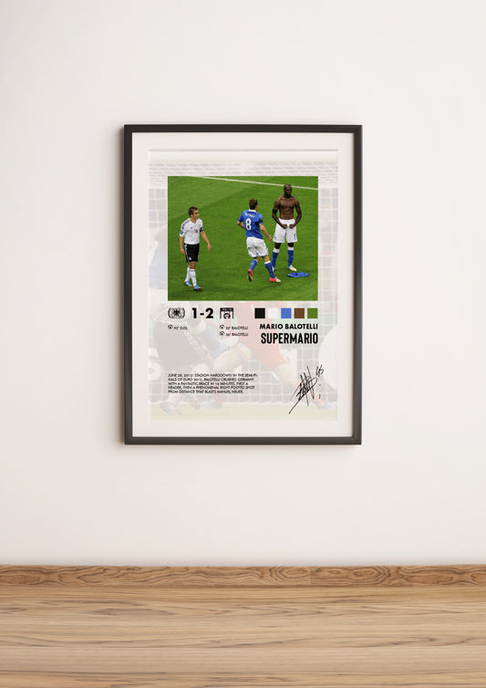 Italy-Germany 2-1 poster