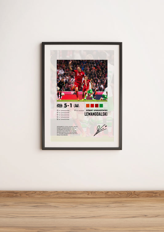 Bayern Munich-Wolfsburg 5-1 poster