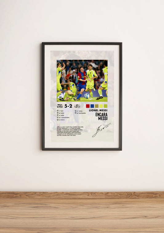 Barcelona-Getafe 5-2 poster