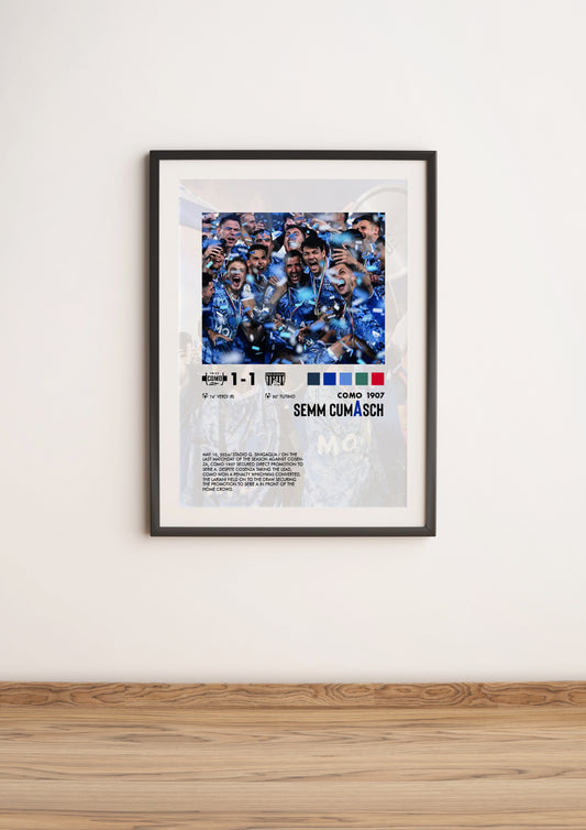Como-Cosenza 1-1 poster