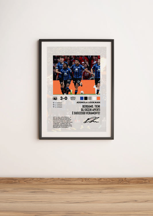 Atalanta-Leverkusen 3-0 poster