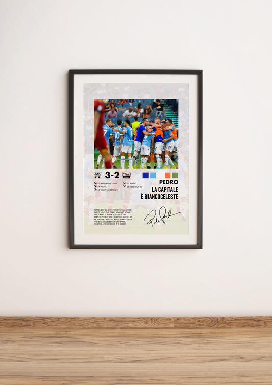 Lazio-Roma 3-2 poster