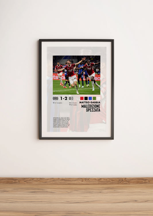Inter-Milan 1-2 poster 2024