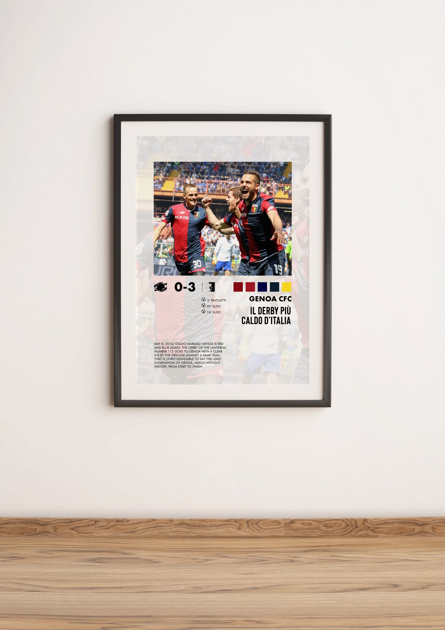 Sampdoria-Genoa 0-3 poster