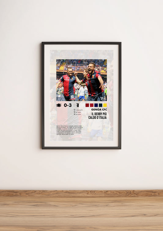 Sampdoria-Genoa 0-3 poster