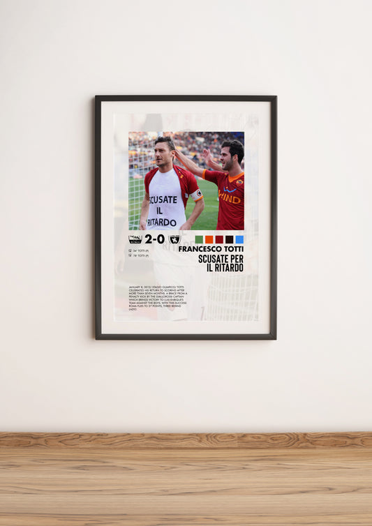 Roma-Chievo Verona 2-0 poster