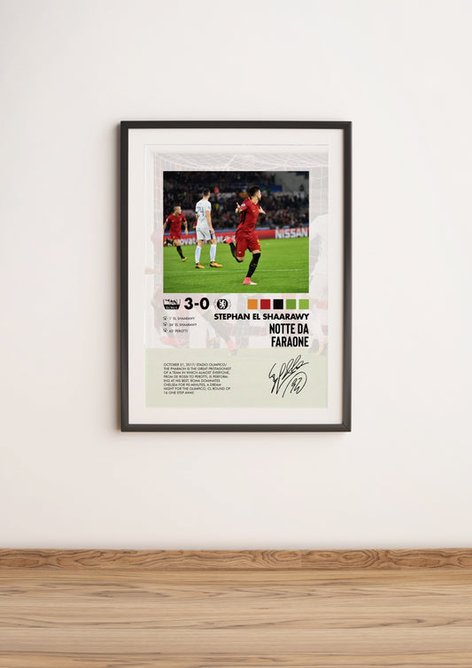Roma-Chelsea 3-0 poster